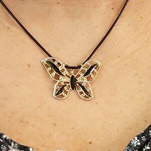 Filigree Butterfly Pendant